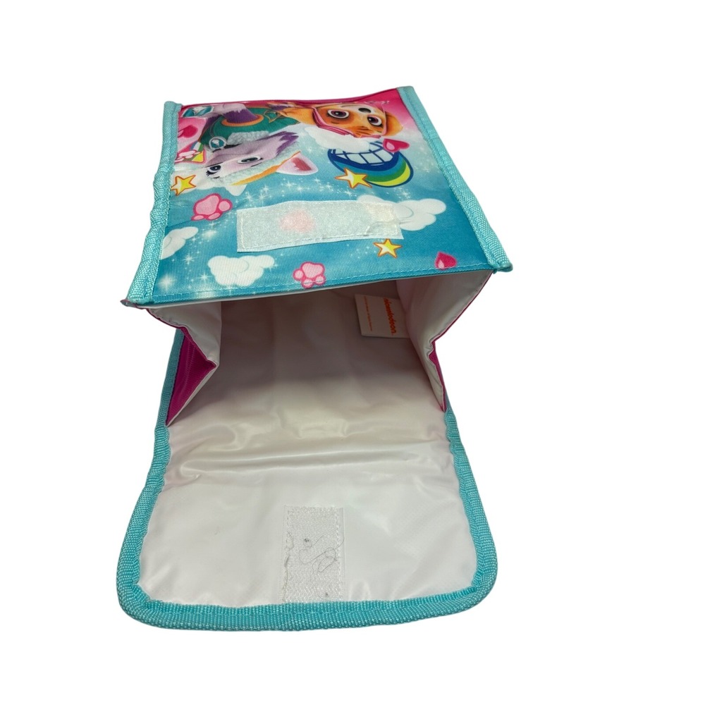 Paw Patrol Skye Everest Insulated Lunch Bag Pink Teal Girls School Snack Box - Picture 8 of 10